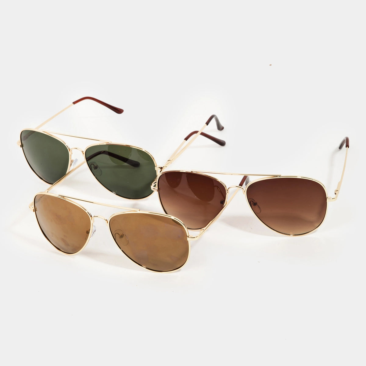 Luxe Lightweight Ombre Aviator Sunnies Sunglasses Ace Black Ombré Sunglasses – Blush main image 2